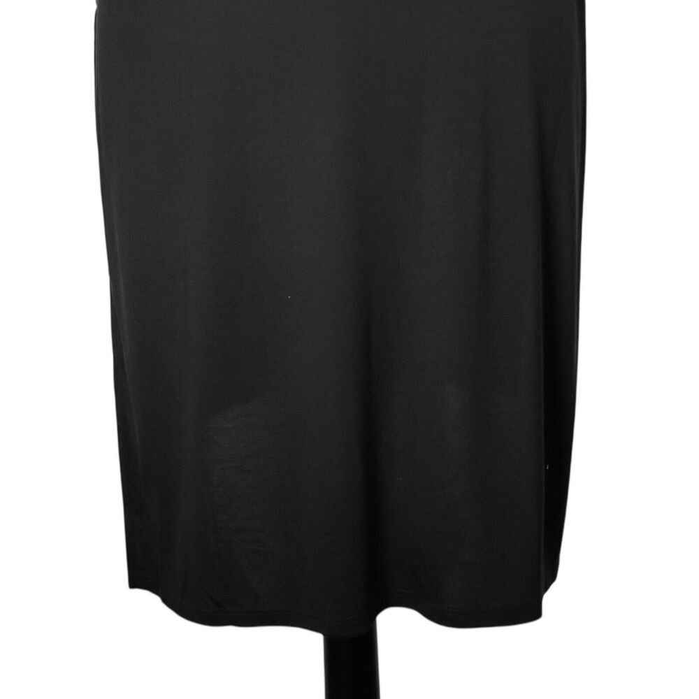 Anthropologie Akemi + Kin Womens Longview Tunic Top Black High Low Blouse M - Picture 8 of 9
